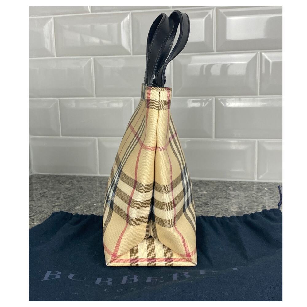 Authentic Vintage Burberry Nova Check Mini Tote - Picture 3 of 11